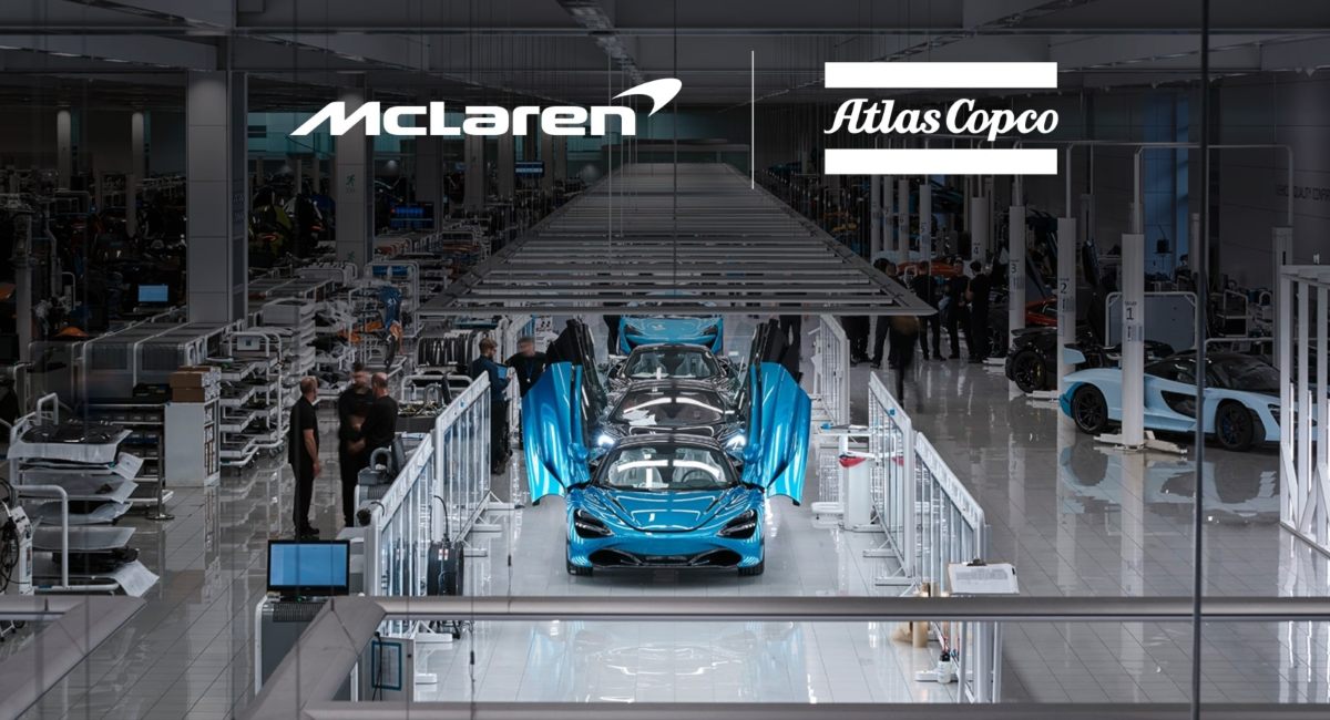 McLaren Automotive y Atlas Copco innovarán en producción con herramientas inteligentes